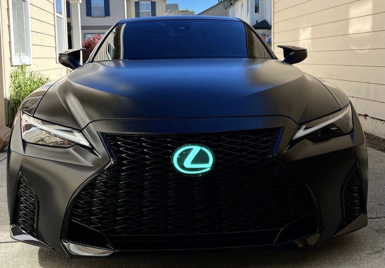 Lexus Reflective Front Grille Emblem Vinyl 20142023 (250,200T,300,350