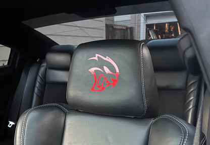 Hellcat Reflective Headrest Vinyls